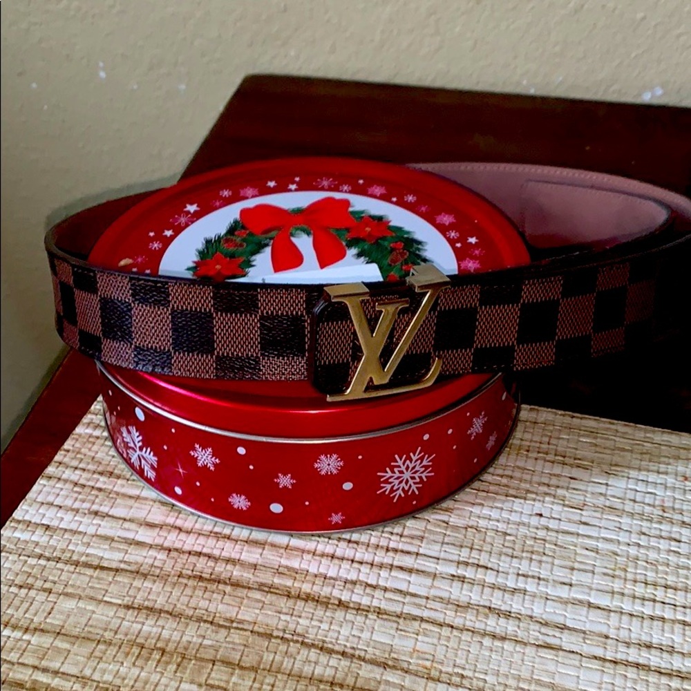Gold plate Louis Vuitton Belt